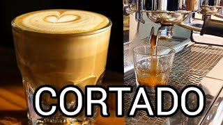 CORTADO COFFEE BARISTA TRAINING  HOW TO MAKE CORTADO COFFEE [upl. by Jamin]