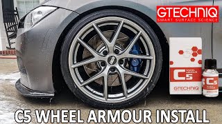 Gtechniq C5 Wheel Armour Install [upl. by Jim]