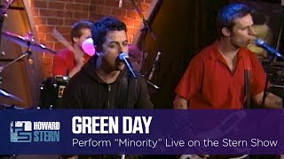 Green Day “Minority” Live on the Stern Show 2000 [upl. by Bernat]