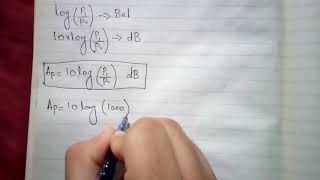 Decibel dB  Power gain Voltage gain and Current gain [upl. by Odnomyar]