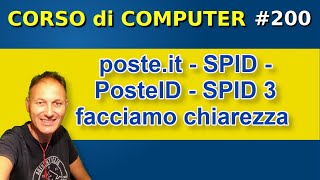 200 posteit  SPID  PosteID  SPID 3  facciamo chiarezza  Daniele Castelletti  AssMaggiolina [upl. by Eedahs543]