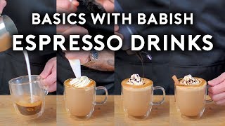 Espresso Drinks  Basics with Babish [upl. by Dumah]