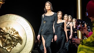 Versace Womens FallWinter 2019  Fashion Show [upl. by Ylelhsa275]