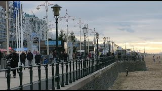 Scheveningen beach in winter The Hague Den Haag Netherlands [upl. by Ailat281]