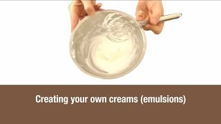 Creating your own creams emulsions [upl. by Yvi]