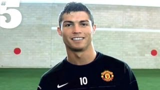 Cristiano Ronaldo Freestyle Skills  5 Players Lounge [upl. by Dnanidref76]