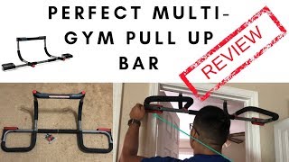 Perfect Fitness Multi Gym Doorway Pull Up Bar Review [upl. by Drugge969]