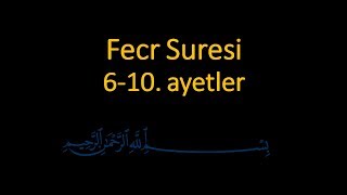 FECR SURESİ 610 AYETLER EZBERLE 10 TEKRAR [upl. by Ahsikit635]