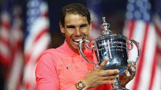 US Open Tennis 2017 In Review Rafael Nadal [upl. by Macswan194]