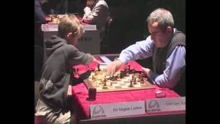 Magnus Carlsen Vs Kasparov [upl. by Eejan]