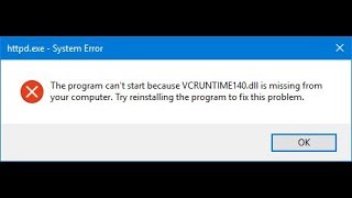 How To Fix VCRUNTIME140DLL Is Missing on Windows 10 [upl. by Terry]