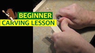 Beginner Woodcarving  Basic Cuts [upl. by Debbee328]