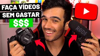 MELHORES EQUIPAMENTOS PARA YOUTUBERS INICIANTES muito baratos [upl. by Groot]