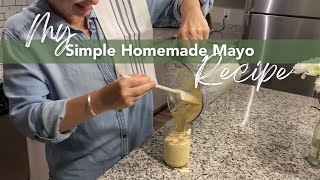 How to Make Homemade Mayonnaise in a Vitamix Blender  Quick amp Easy Recipe [upl. by Nabroc]