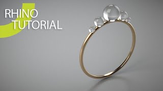 Rhino 3D for beginners Intro Ring 01 [upl. by Ocirne]