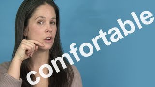 How to Pronounce COMFORTABLE  AMERICAN ENGLISH PRONUNCIATION [upl. by Havelock]