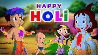 Chhota Bheem and Krishna  Rango se Bhari Holi  Holi Special  Hindi Cartoon for Kids [upl. by Gibbie112]