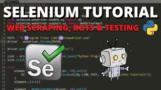 Python Selenium Tutorial 1  Web Scraping Bots amp Testing [upl. by Philomena]