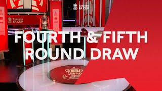 LIVE  Fourth AND Fifth Round Draw  Emirates FA Cup 2021 [upl. by Davidson67]