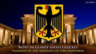 National Anthem of Germany DEEN lyrics  Deutsche Nationalhymne [upl. by Eaner]