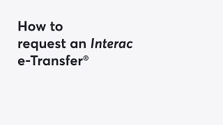 How to Request an Interac eTransfer with your PC Money Account with Audio Description PC Financial [upl. by Leuamme]