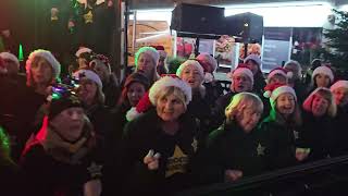 WHAT CHRISTMAS MEANS TO ME Rock Choir at Birkdale Lights Switch On 1st December 2024 [upl. by Trela]