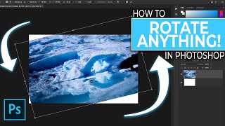 How To Rotate Images And Layers In Photoshop [upl. by Verna]