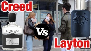 Creed Aventus vs Parfums de marly Layton  fragrance test [upl. by Monah]