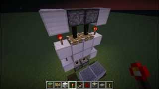 Compact 2x2 quotJawsquot Piston Door Tutorial Minecraft 125 [upl. by Hieronymus]