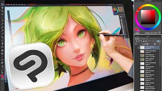 I try CLIP STUDIO PAINT  Review  First Impressions [upl. by Celestyna401]