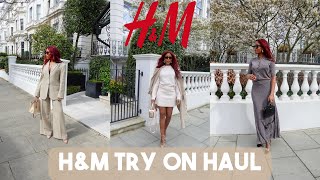 HampM HAUL  HampM TRY ON HAUL  NEW IN HampM  PRE SPRING HAUL [upl. by Aleahpar422]