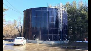 Bolted Water Storage Tank Installation [upl. by Ephrem]