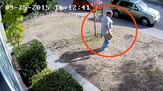 Homeowner takes Revenge on Amazon Package Thief in Viral Video [upl. by Adnahc]