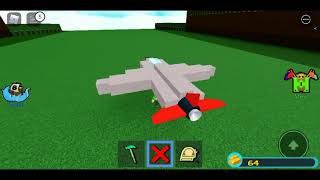 How To Make An Easy Fighter jet In build a boat No scale tool [upl. by Ignatz820]