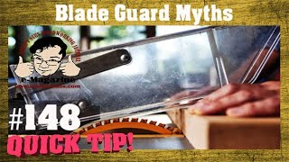 Table Saw Blade Guard Myths BUSTED [upl. by Caton]