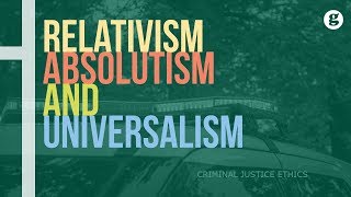 Relativism Absolutism and Universalism [upl. by Ylehsa]