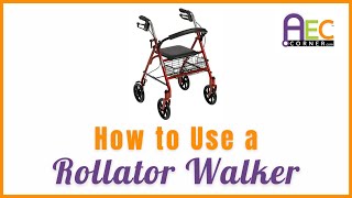 Secrets to Mastering Rollator Walker Use [upl. by Airdnaxela]