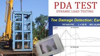 PDA Test  Dynamic Load Testing [upl. by Lazar]