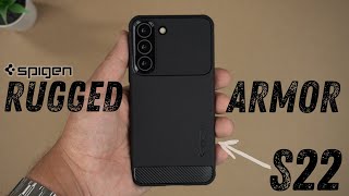 Spigen Rugged Armor For Samsung Galaxy S22 [upl. by Lundgren813]