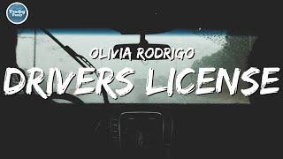 Olivia Rodrigo  drivers license Clean  Lyrics [upl. by Haimirej]