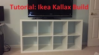 Tutorial Ikea KallaxExpedit Build [upl. by Ykcim853]