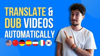 How To Dub or Translate Videos Automatically [upl. by Combes]