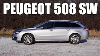 ENG Peugeot 508 SW 2015  Test Drive and Review [upl. by Shellie]