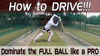 HOW to DRIVE  Batting Tutorials  Cricket [upl. by Airun]