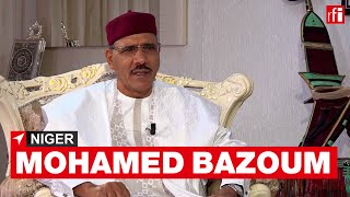 Niger  le président élu Mohamed Bazoum demande aux Français de maintenir leur dispositif aérien [upl. by Angadresma]