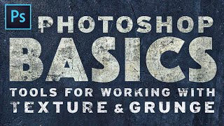 Texture amp Grunge Essentials  Photoshop Tutorial with Free Textures [upl. by Iclek773]