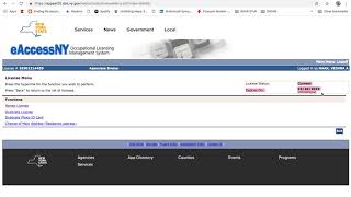 How to do a License Renewal in NYS [upl. by Esiuqcaj447]