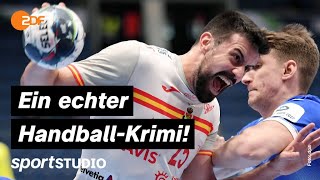 Russland – Spanien Highlights  HandballEM 2022  sportstudio [upl. by Ecidnak]