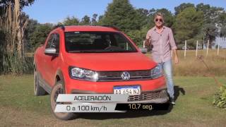 Volkswagen Saveiro Cross  Minitest  Matias Antico  TN Autos [upl. by Thornton]