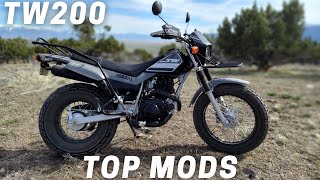 2021 TW200 Top Mods [upl. by Bashuk611]